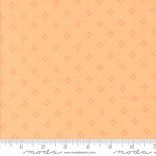 Sherbet Sunshine Flannel Diamond X in Cantelope by Corey Yoder