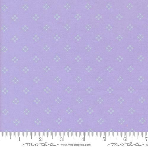 Sherbet Sunshine Flannel Diamond X in Wisteria by Corey Yoder