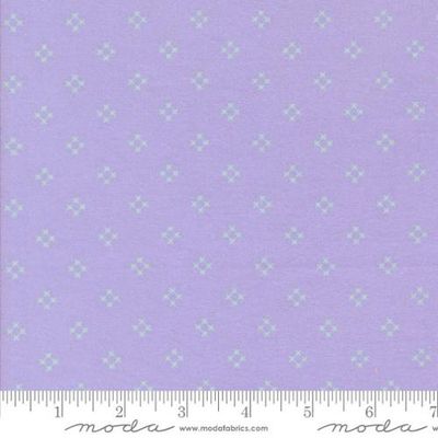 Sherbet Sunshine Flannel Diamond X in Wisteria by Corey Yoder