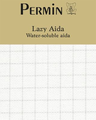 Permin Precut 16 ct. Lazy Aida with counting aid, fabric for cross stitch 55x50 cm