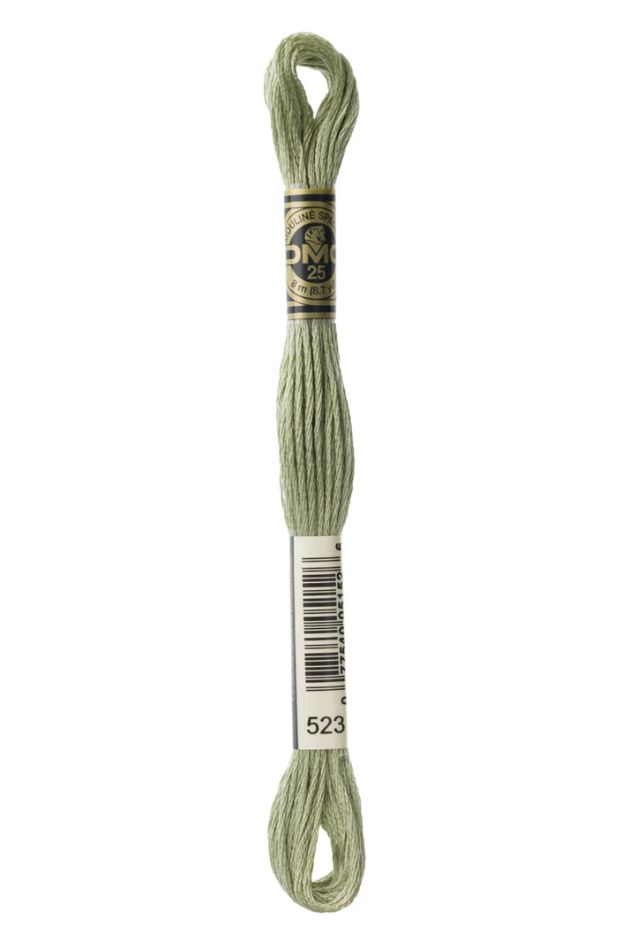523 Green Ash DMC #117 6 Strand Embroidery Floss - 8m