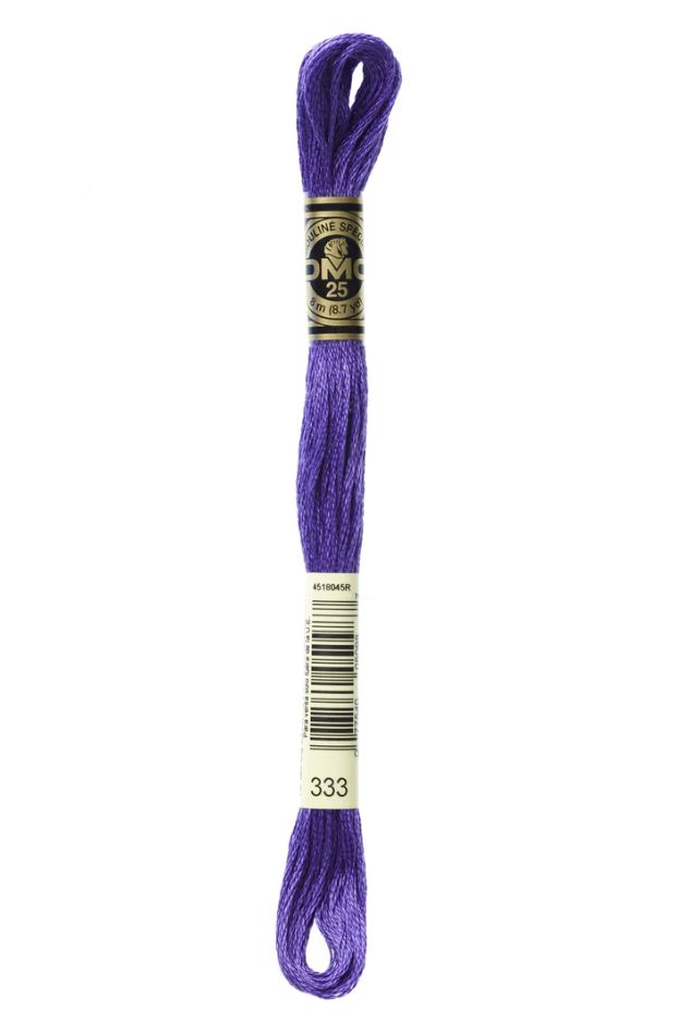 333 Violet Blue DMC #117 6 Strand Embroidery Floss - 8m