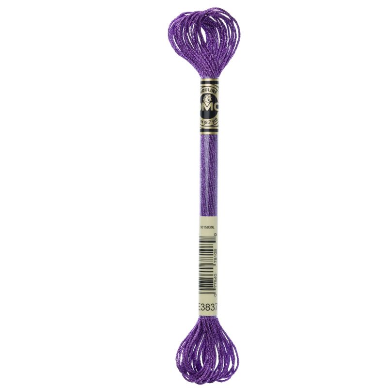 E3837 Metallic Purple DMC #317W Light Effects Floss - 8m