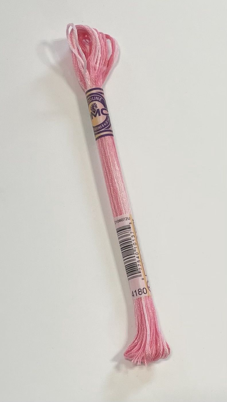 4180 Candy Stripe DMC #417F Colour Variations Floss - 8m