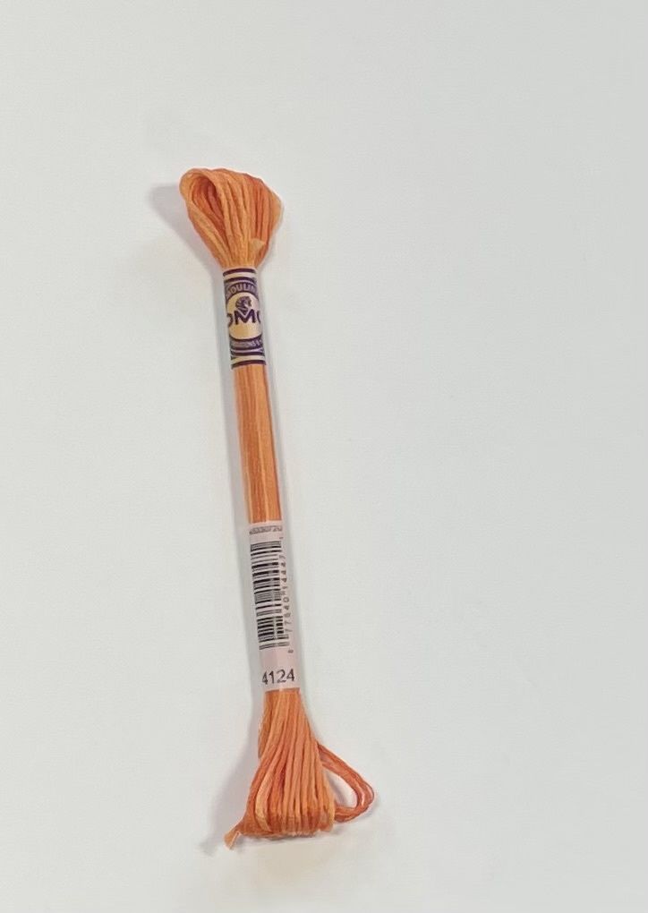 4124 Pumpkin Spice DMC #417F Colour Variations Floss - 8m