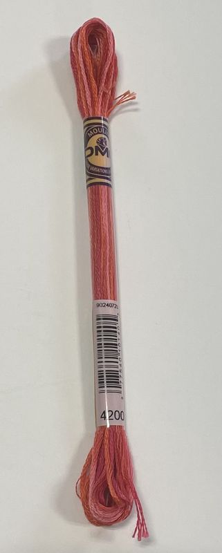 4200 Valentines Day DMC #417F Colour Variations Floss - 8m