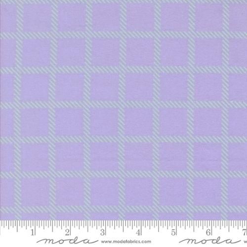 Sherbet Sunshine Flannel Cross Check Plaid in Lavender by Corey Yoder