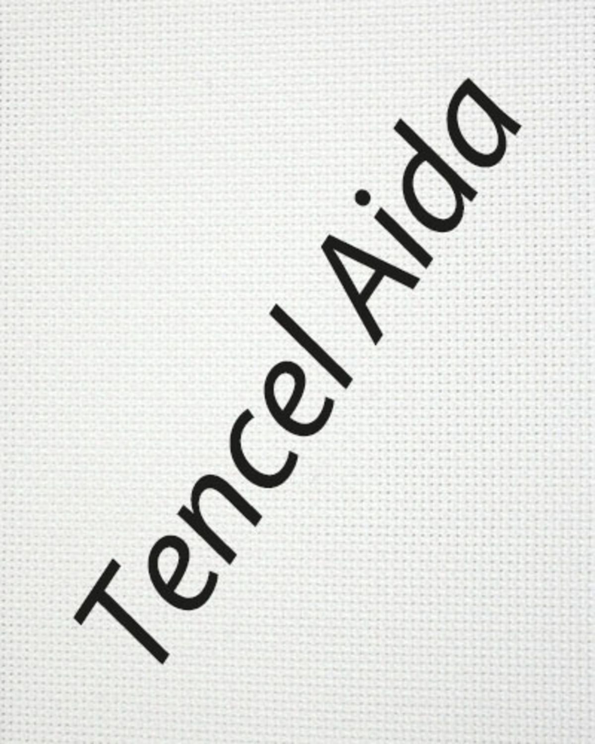 Permin - Tencel Aida 14ct/5,4 - White 957/00 - 127cm wide