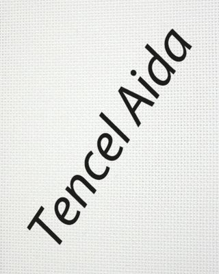 Permin - Tencel Aida 14ct/5,4 - White 957/00 - 130cm wide