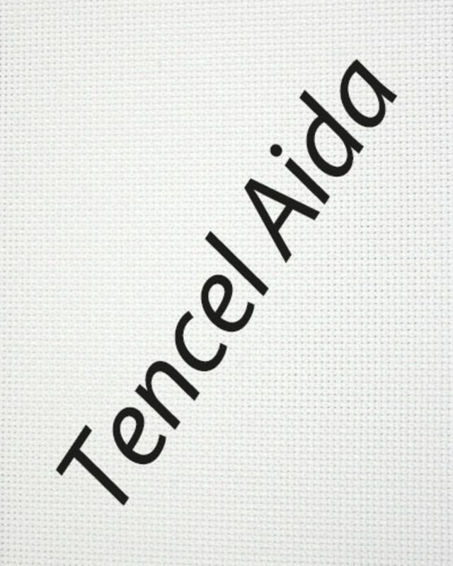 Permin - Tencel Aida 14ct/5,4 - White 957/00 - 130cm wide