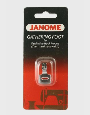 Janome Gathering Foot for Oscillating Hook Models (5mm Front Load)