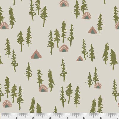 PH0422 - Tiny Tents - Backcountry by Twig + Spark for Phoebe Fabrics