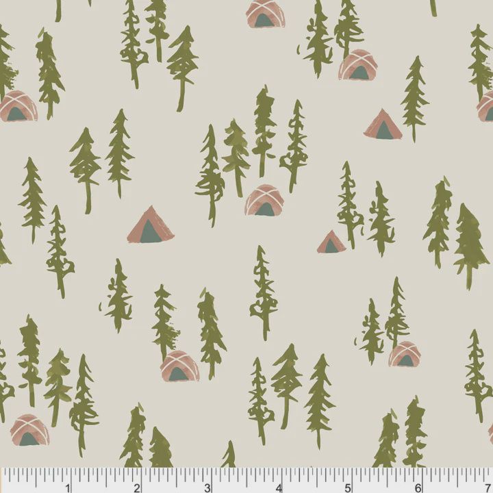 PH0422 - Tiny Tents - Backcountry by Twig + Spark for Phoebe Fabrics