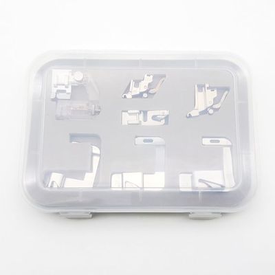Bias Tape and Rolled Hem Feet Kit - 7 Pc, snap-on - Fits most Low and High Shank Machines.