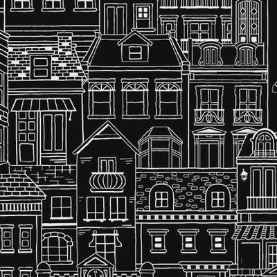 All or Nothing Town Center in White/Black by Chelsea DesignWorks 8227-90