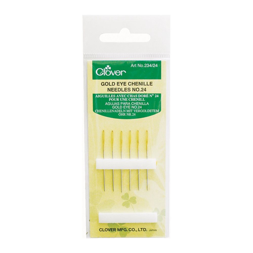 Clover 238/24 - Gold Eye Tapestry Needles # 24