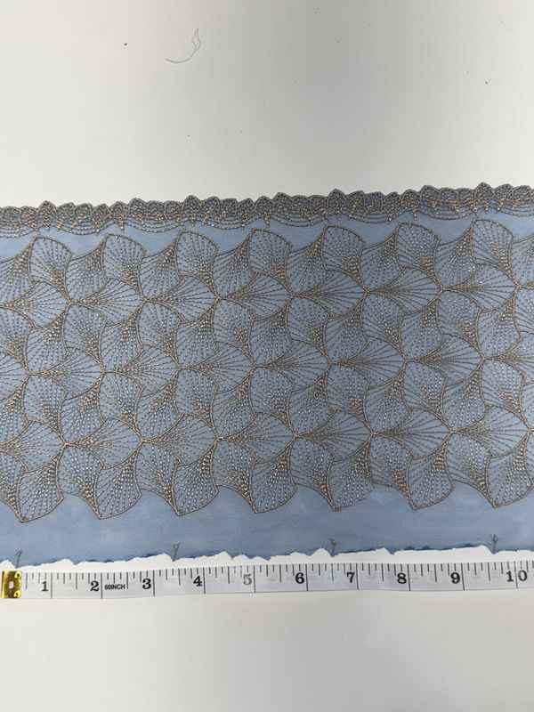 Gilded Petals Embroidered Tulle Lace