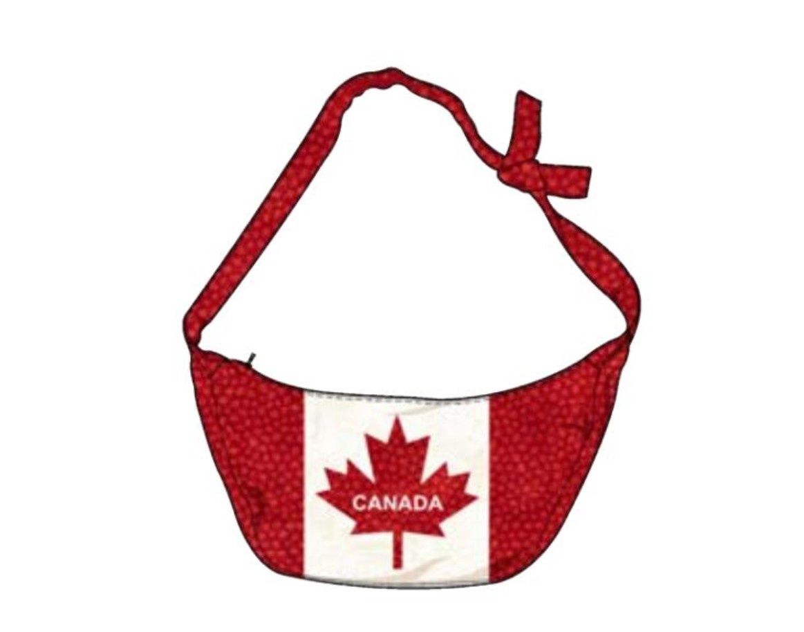 Canadian Classics 3 Canvas Cross Body Bag Panel by Deborah Edwards (Finished Bag: 16.5&quot; x 7.25&quot; x 4&quot;)