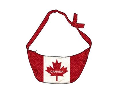 Canadian Classics 3 Canvas Cross Body Bag Panel by Deborah Edwards (Finished Bag: 16.5&quot; x 7.25&quot; x 4&quot;)