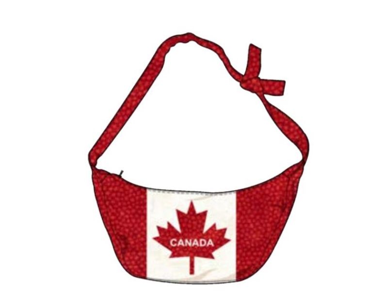 Canadian Classics 3 Canvas Cross Body Bag Panel by Deborah Edwards (Finished Bag: 16.5&quot; x 7.25&quot; x 4&quot;)