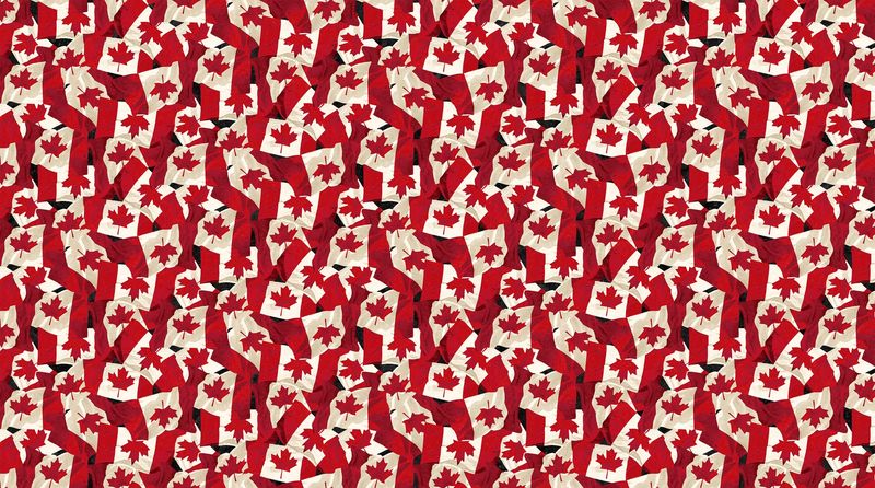 Canadian Classics 3 Flags 28780-99 By Deborah Edwards