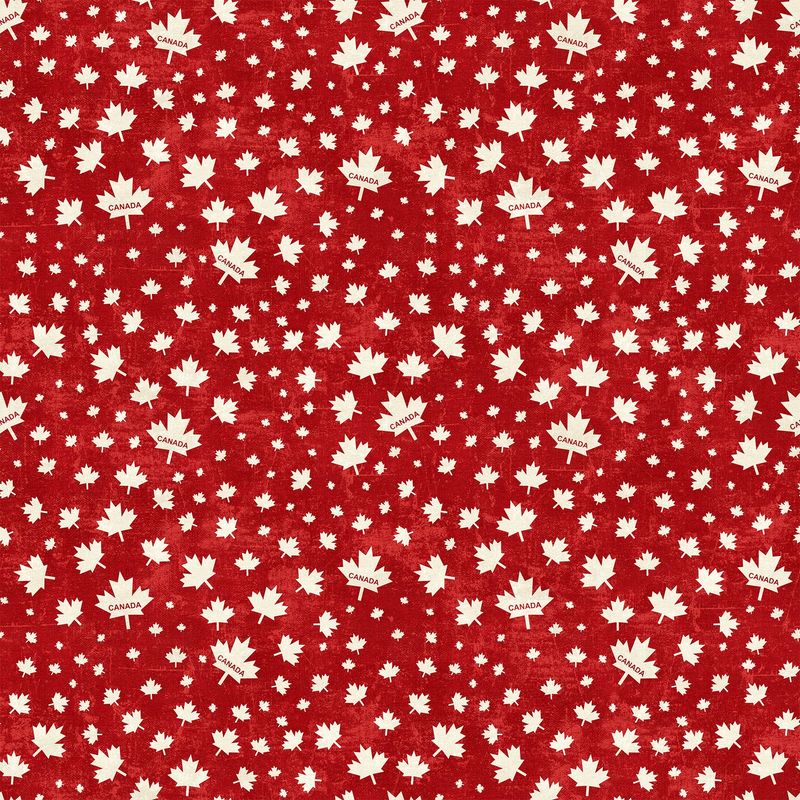 Canadian Classics 3 Canada Leaf in Red 28783-24 By Deborah Edwards