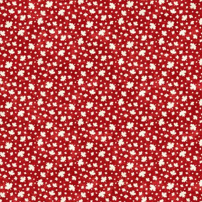 Canadian Classics 3 Leaf Toss in Red 28784-24 By Deborah Edwards