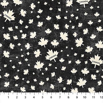Canadian Classics 3 Canada Leaf in Black 28783-99 By Deborah Edwards