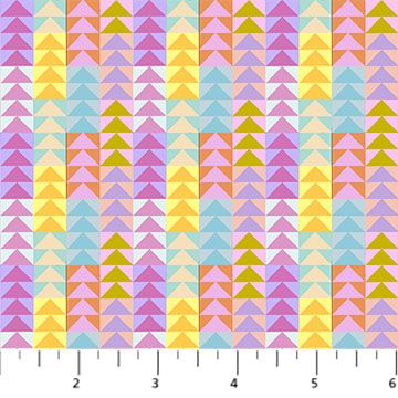 PieceWork Flying Geese in Softly by Anna Maria Textiles