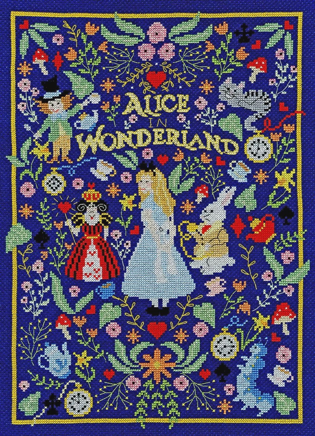 Through the Looking Glass Cross Stitch Kit - Aida