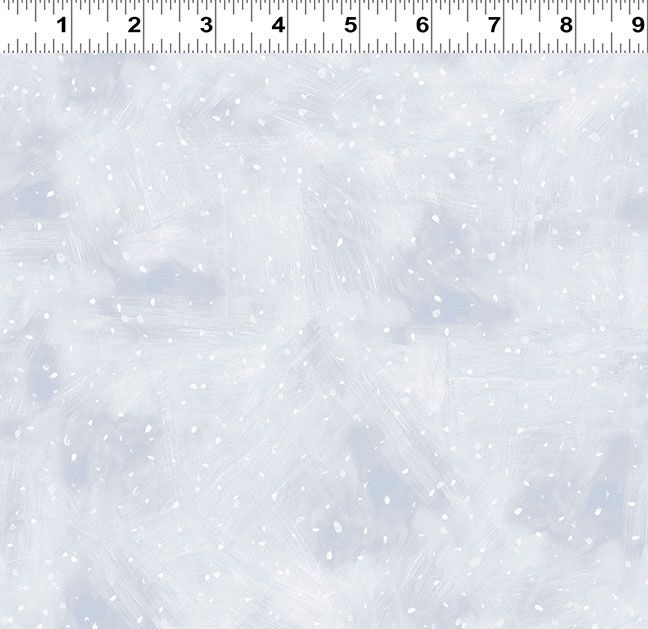 Snowtime Snow Dot Y4555-5 Light Gray by Anita Jeram for Clothworks