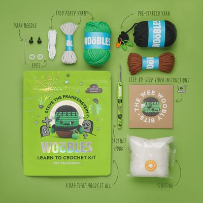 The Woobles Steve the Frankenstein Crochet Kit