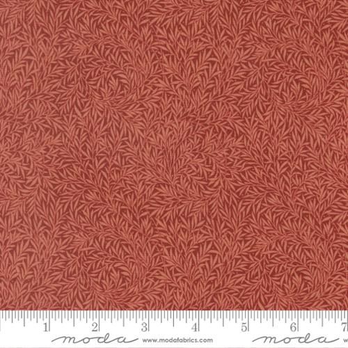 Morris Muse Willow Blenders Leaf in Russet by Barbara Brackman
