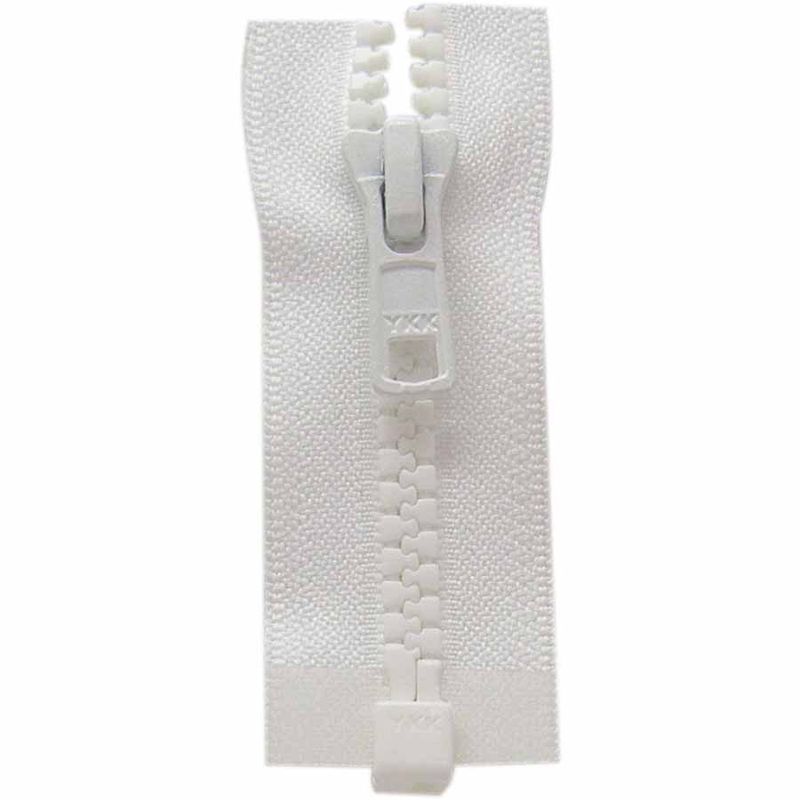 Costumakers One-Way Separating Zipper - Medium Weight - Molded Teeth - Activewear