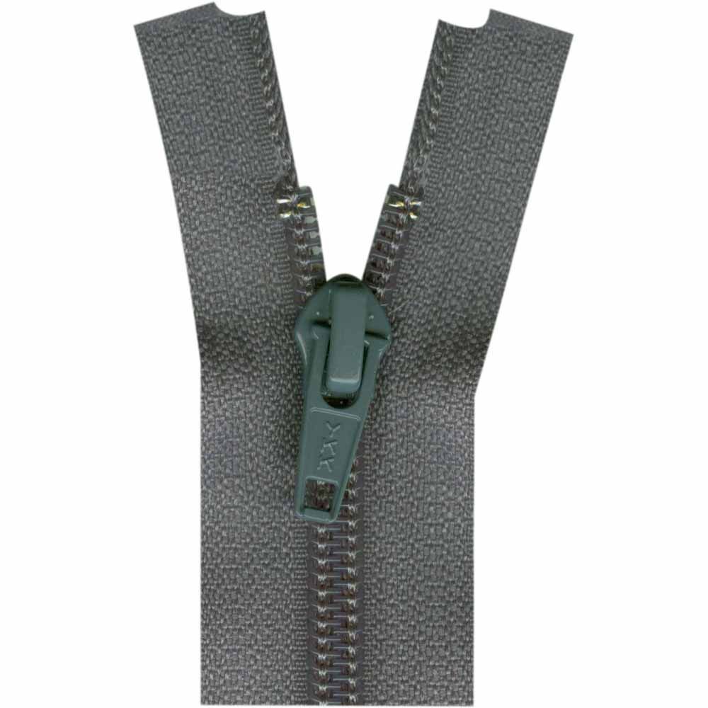 Costumakers Sportswear One-Way Separating Zipper - Medium Weight, Colour: Rail, Size: 26”/65cm