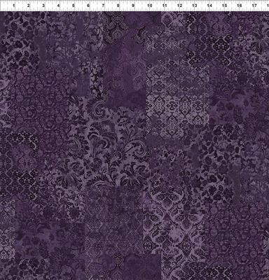 Carpet Bag Romance Purple Brocade by Jason Yenter