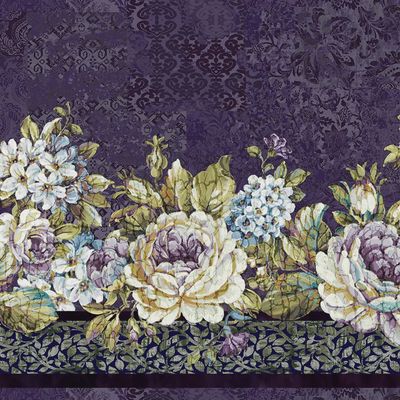 Carpet Bag Romance Purple Border by Jason Yenter