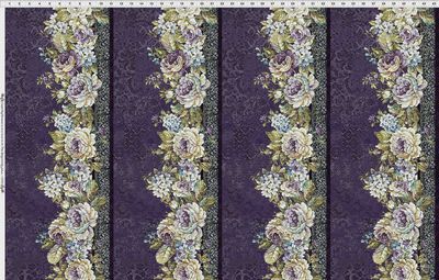 Carpet Bag Romance Purple Border by Jason Yenter