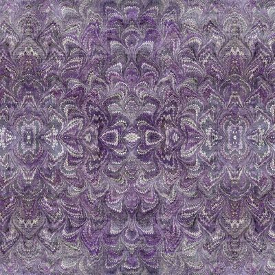 Carpet Bag Romance Purple Marble by Jason Yenter