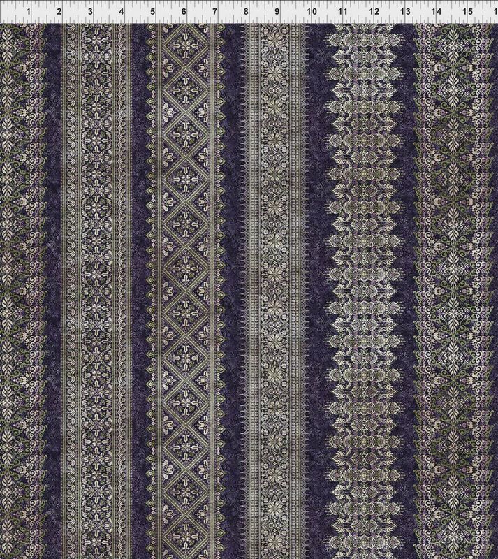 Carpet Bag Romance Purple Stripe by Jason Yenter