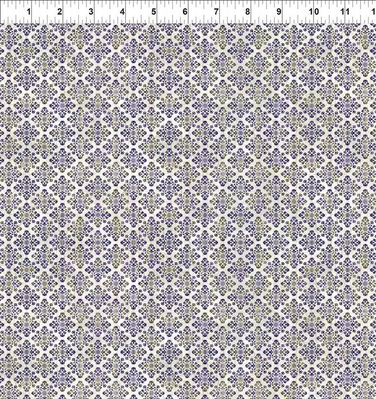 Carpet Bag Romance Purple Medallion by Jason Yente