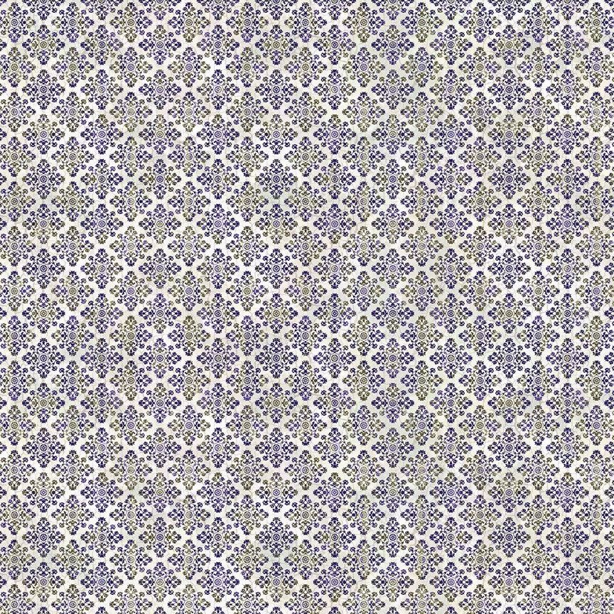 Carpet Bag Romance Purple Medallion by Jason Yente