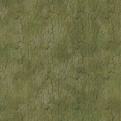 Carpet Bag Romance Dark Green Crackle by Jason Yente