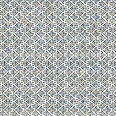 Carpet Bag Romance Blue Medallion by Jason Yente