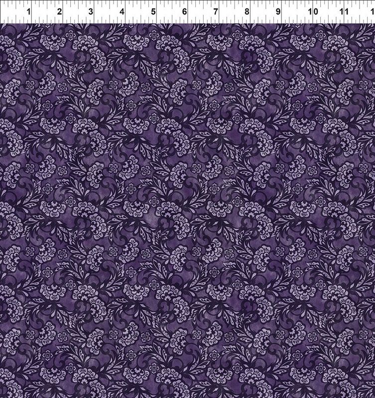 Carpet Bag Romance Purple Tonal by Jason Yente