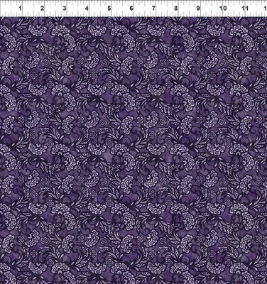 Carpet Bag Romance Purple Tonal by Jason Yente