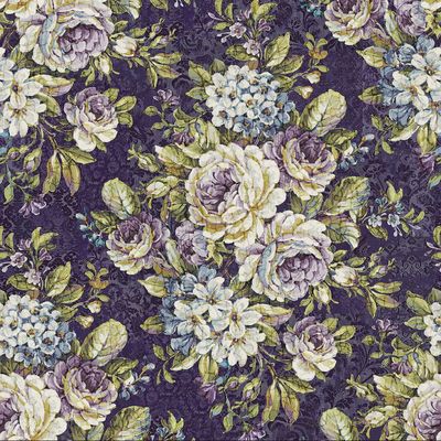 Carpet Bag Romance Purple Bouquet by Jason Yente