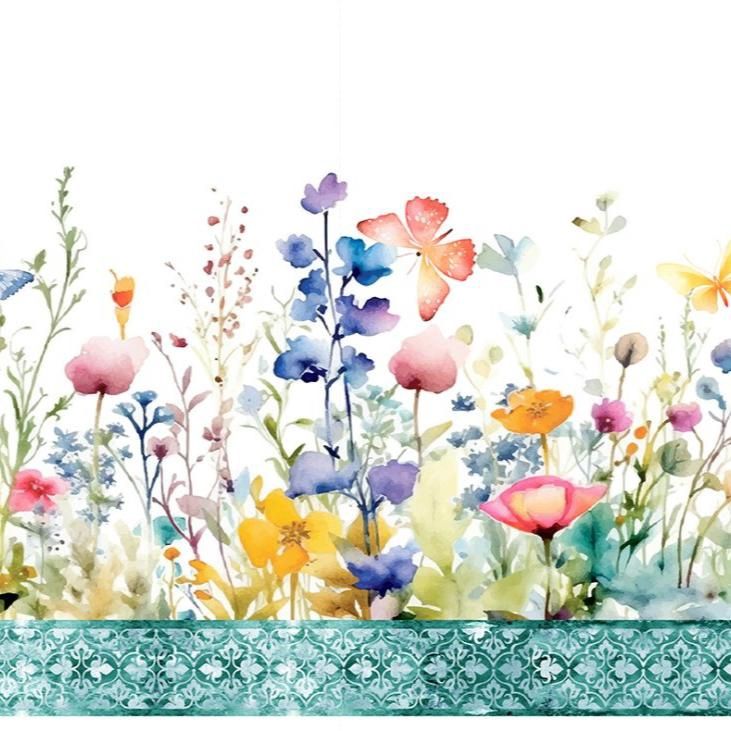 Butterfly Fantasy Border by Jason Yente