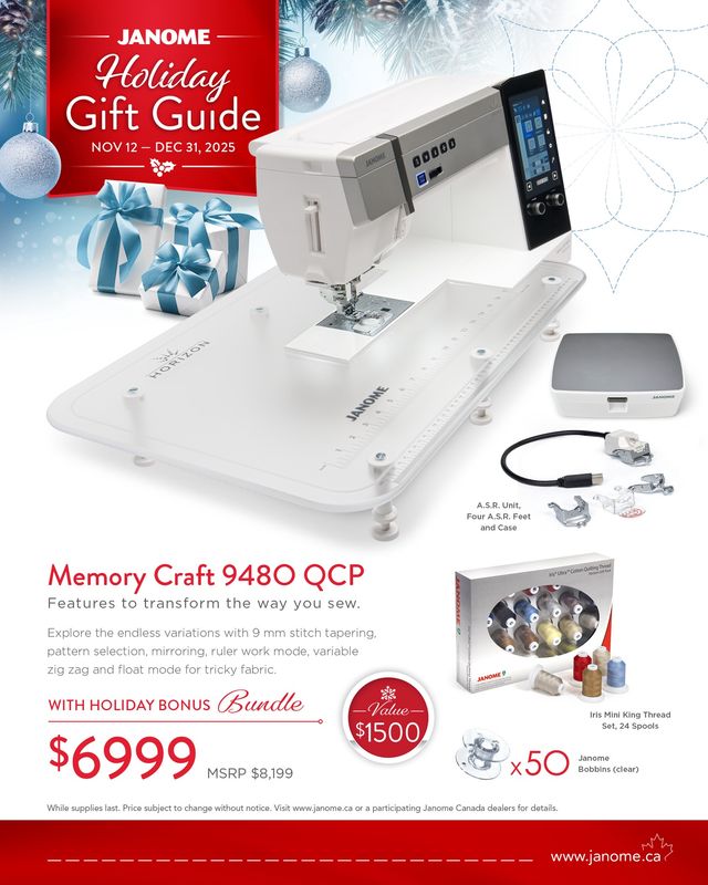Memory Craft 9480QC Professional + Holiday Bundle