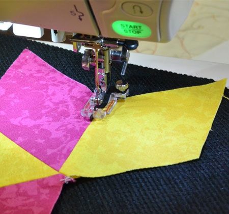 Clear View Quilting Foot and Guide (9mm) - 1/4&quot;, Scant 1/4&quot;, ditch quilting and 1/8&quot; seam